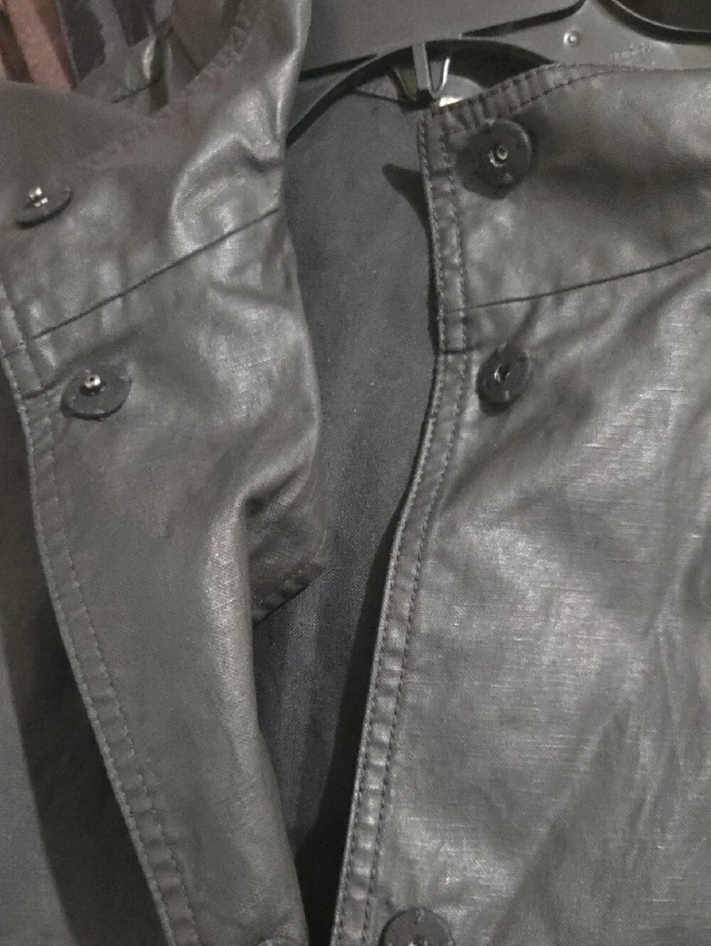 Eileen Fisher Black Jacket - Organic Cotton And Linen - Picture 5 of 5